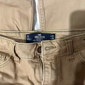 2 pairs of the Ultra High Rise Mom Jeans in Khaki